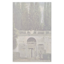 In The Garden Of The Villa Medici In Rome Customized Stationery