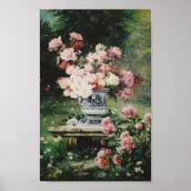 In the garden print on canvas