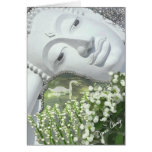 In the Garden - Quan Yin & Flowers Greeting Cards
