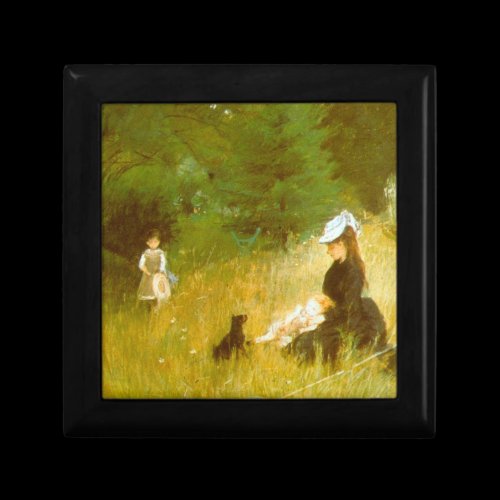 In the Grass by Berthe Morisot Jewelry Boxes