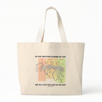 In The Greater Scheme Of Life Live Life Of An Ant bag