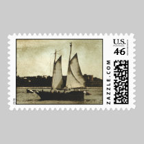 In The Harbour Postage Stamp stamps