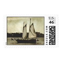 In The Harbour Postage Stamp