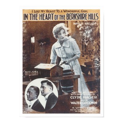 In The Heart of the Berkshire Hills Songbook Cover Poster by vintagegiftmall