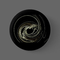 in the heart of the swirls of love buttons