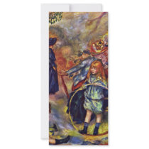 In The Jardin Du Luxembourg By Pierre-Auguste Full Color Rack Card
