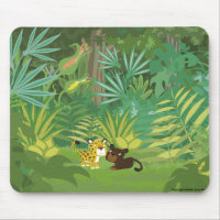 In the Jungle mousepad mousepad