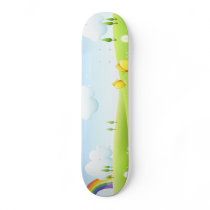 In the land of Rainbows Custom Skate Board