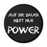 In the long run only power helps refrigerator magnets