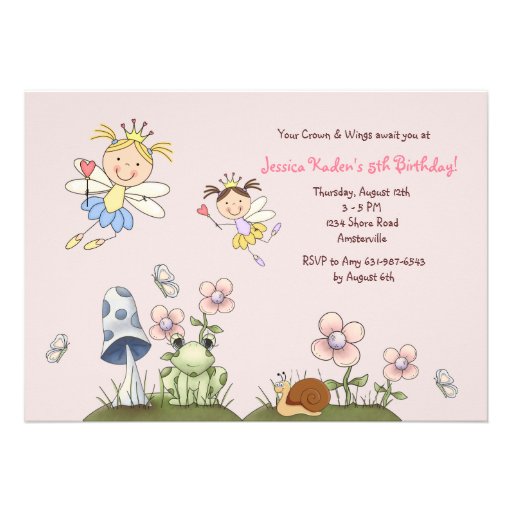 In the Meadow Birthday Party Invitation