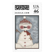 In the meadow stamp
