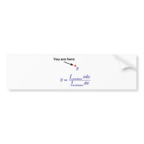 In the middle of nowhere bumper sticker