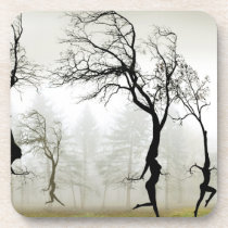 In the mist cork coasters