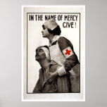 In the name of mercy give! print