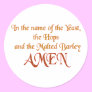 In the name of the yeast