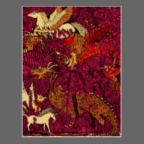 In The Night Forest postcards