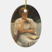In the Orangery by Charles Edward Perugini Christmas Ornament