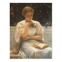In the Orangery by Charles Edward Perugini Postcard