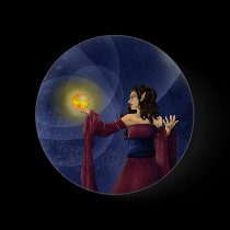 In the palm of her hand Button buttons