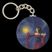In the palm of her hand key chain keychains