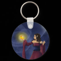 In the palm of her hand key chain keychains