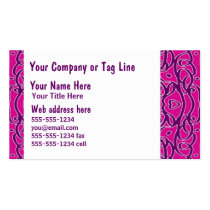 In The Pink business card business cards