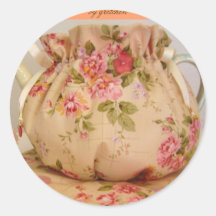 In the Pinks Tea Cozy  2 Stickers