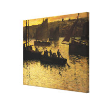 In the Port, 1895 Gallery Wrapped Canvas