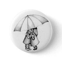 in the rain buttons by KLAATUWI in the rain buttons