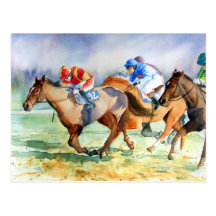 In the Running Post Card