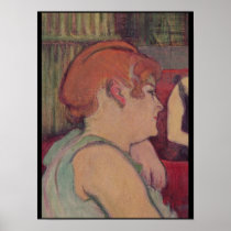 In the Salon at the Rue des Moulins Print
