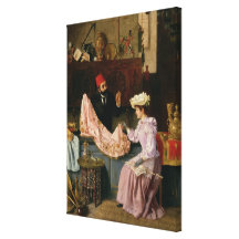 In the Souk, 1891 Gallery Wrap Canvas