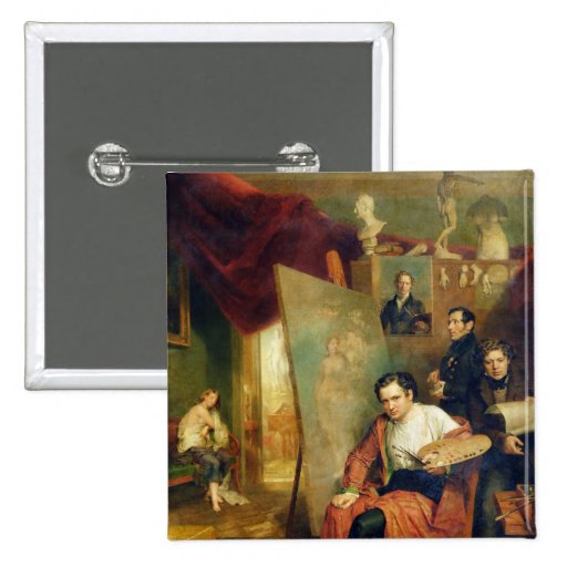 In the studio of the painter, 1832 pin