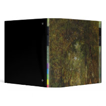 In the Wood at Fontainebleau Vinyl Binder