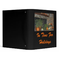 In Time For Holidays Binder