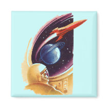 In to the Kosmos Refrigerator Magnets