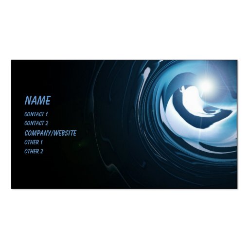In Trance Business Card Template (front side)