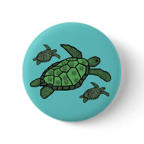 In Triple sea turtles button