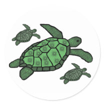 In Triple sea turtles stickers by marcya7 In Triple sea turtles stickers