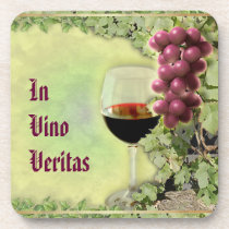 In Vino Veritas cork coasters