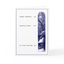 In Vino Veritas Yuletide Card