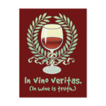 In Wine Is Truth Post Card