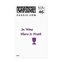 In Wine There Is Truth postage