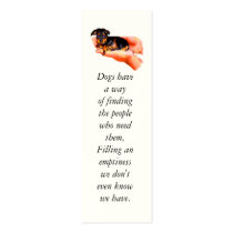In Your Hands (Please Spay & Neuter) Bookmark business cards by jaisjewels In Your Hands (Please Spay & Neuter) Bookmark business cards