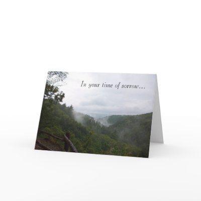 In your time of sorrow greeting card by StardustDreams