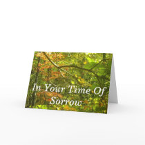 In Your Time Of Sorrow Greeting Card by The Penny by ThePenny In Your Time Of Sorrow Greeting Card by The Penny