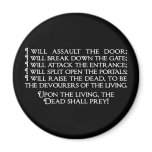 Inanna/Ishtar Entering Underworld Quote magnets
