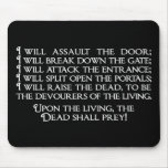 Inanna/Ishtar Entering Underworld Quote mousepads