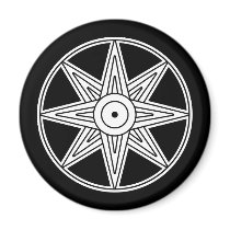 Inanna Star Symbol Refrigerator Magnets