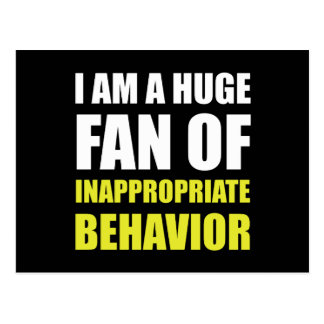 inappropriate postcard behavior postcards cards zazzle invitations